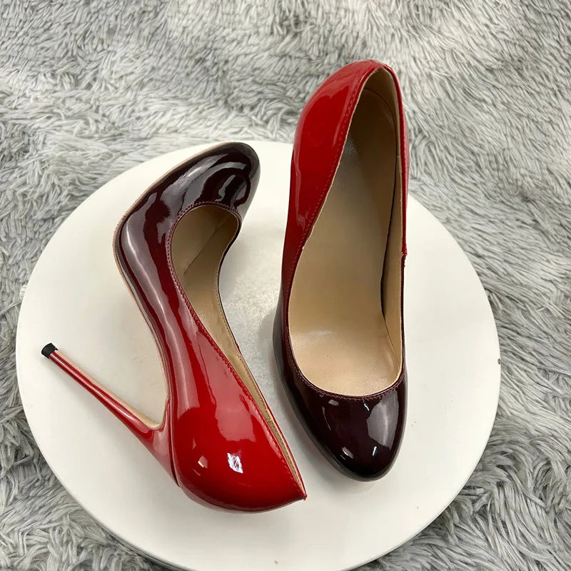 Elegant Round Toe High Heels
