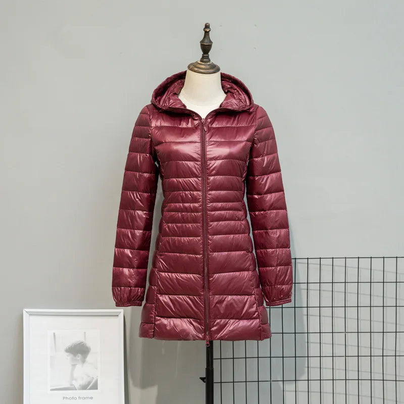 Fancy Warm Puffer Down Overcoat