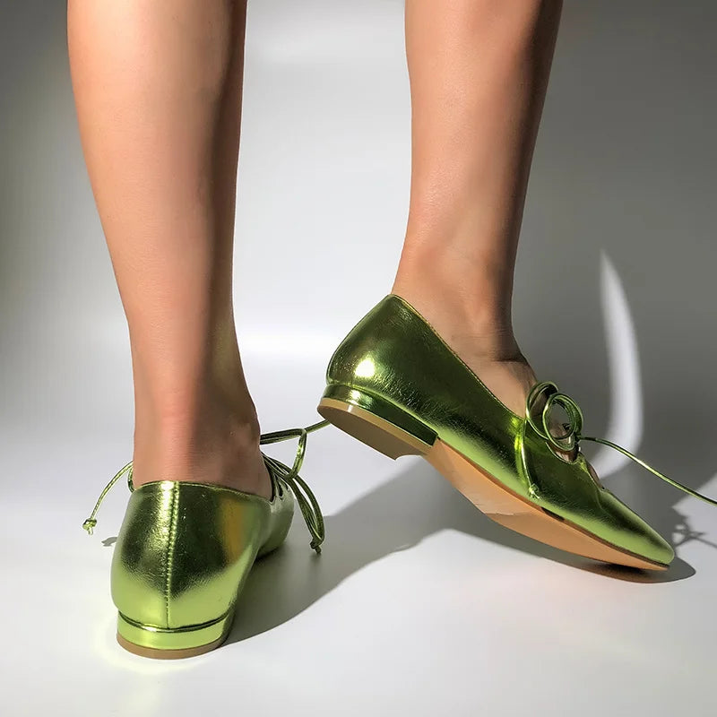 Square Toe Mary Jane Strap Shoes