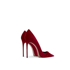 Stylish Velvet Stiletto High Heels