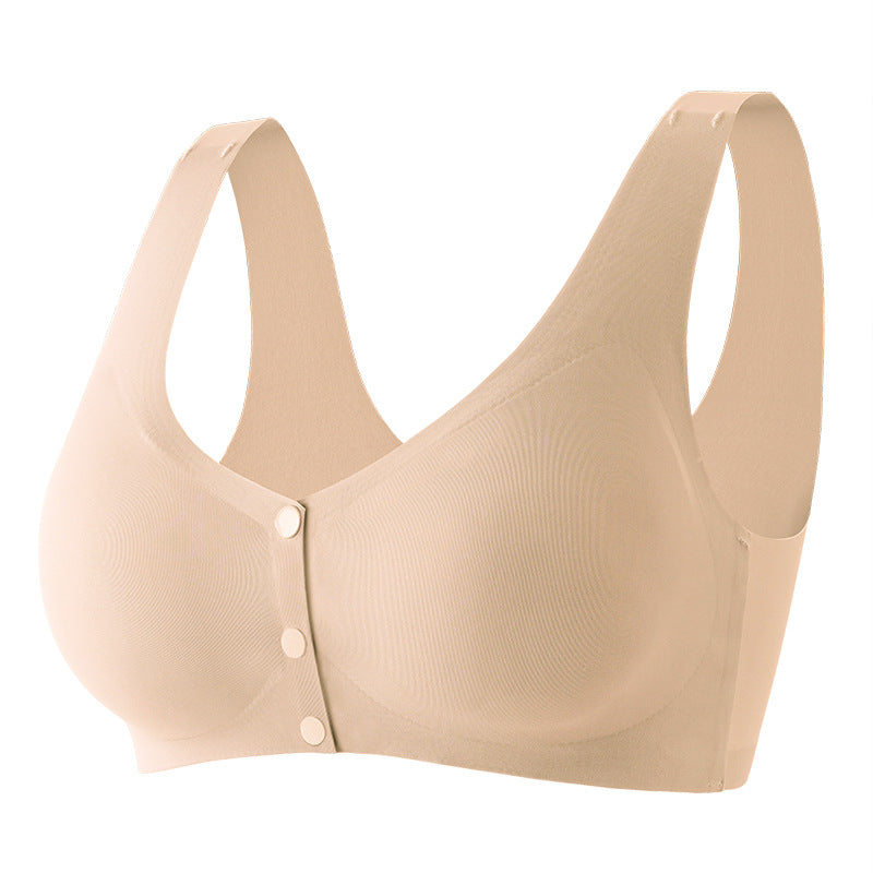 Breathable Tank Front Button Bra
