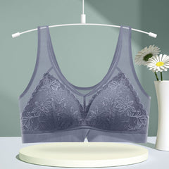 Wireless Lace Wide Strap Tank Top Bra