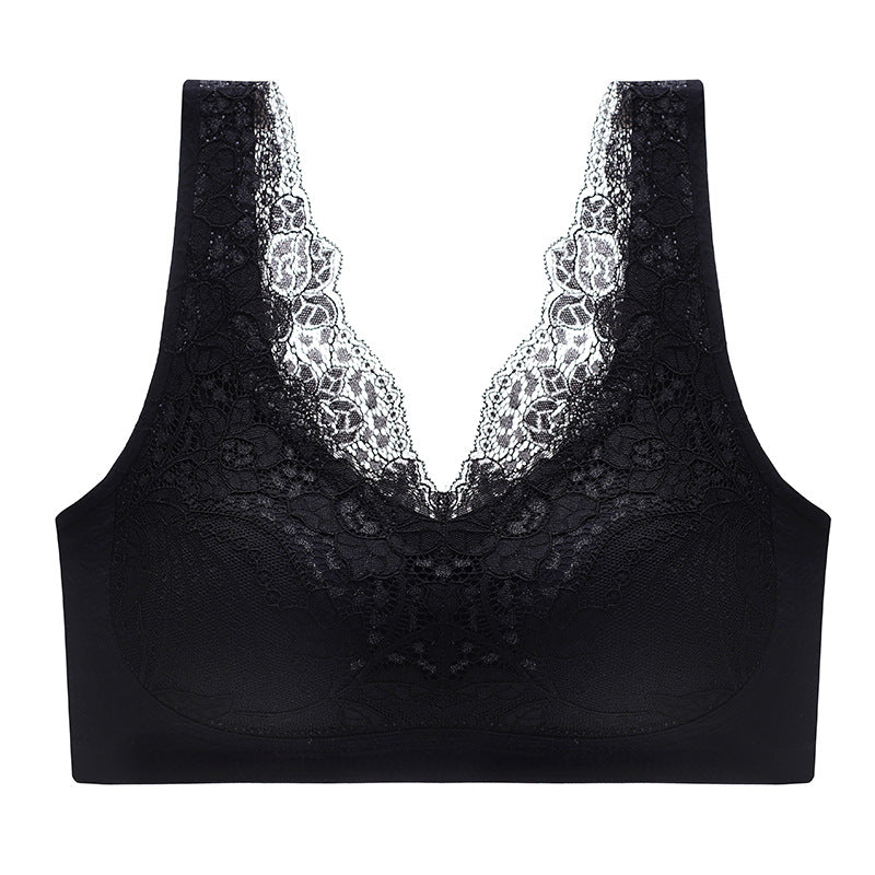 Latex One Piece Thin Push-Up Bra