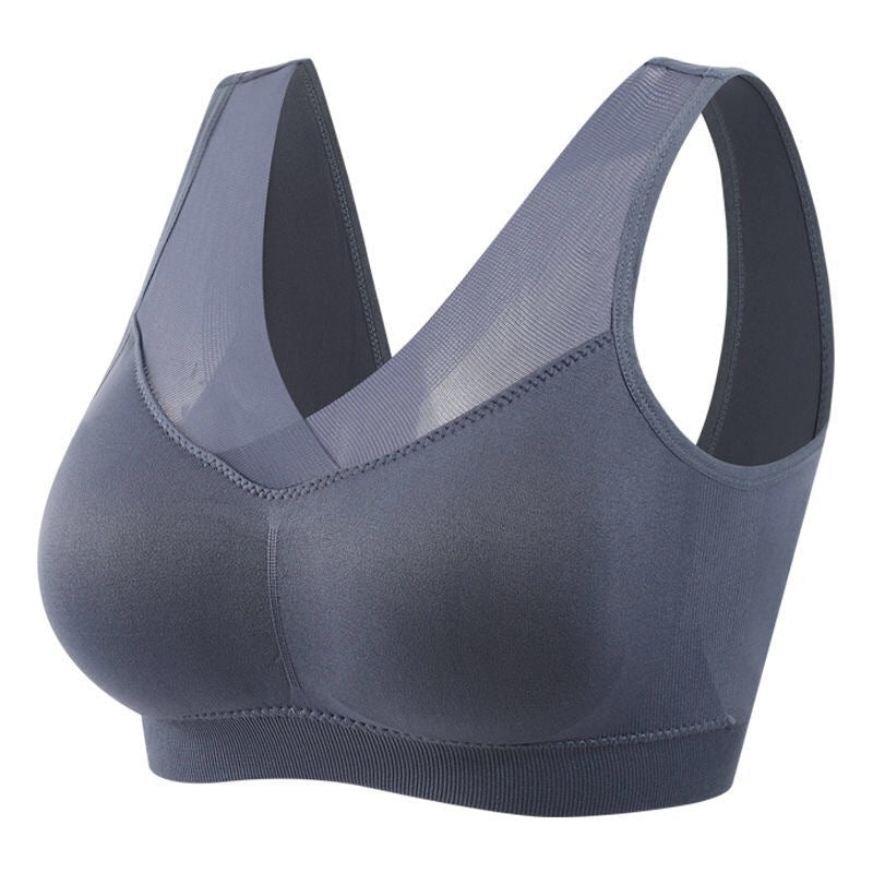 Wireless Anti-Sagging Sports Bra