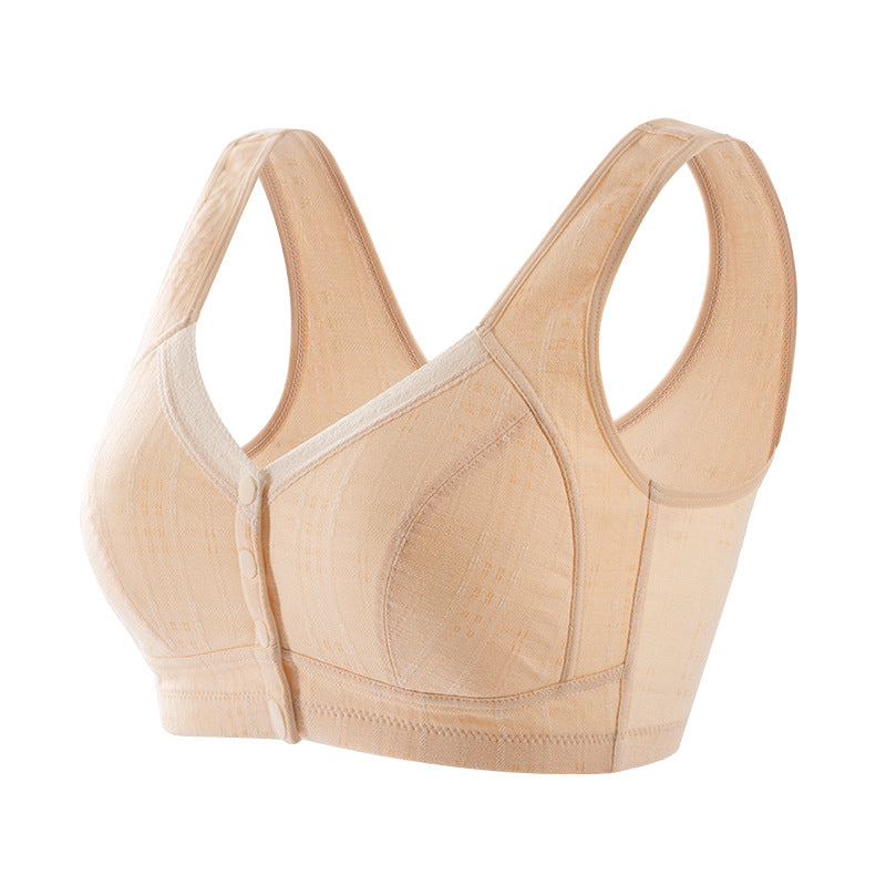 Women Cotton Front Button Bra