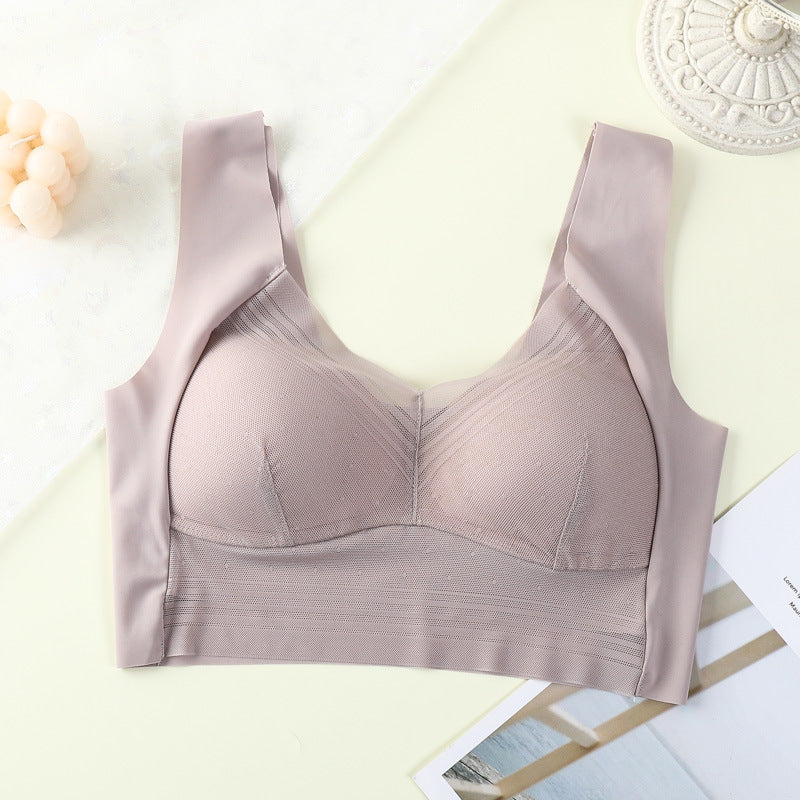 Lace Wide Shoulder Strap Beautiful Back Bra