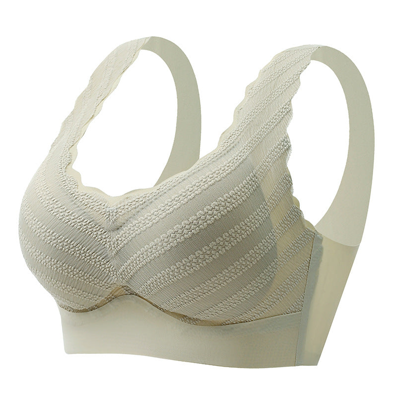 Push up No Steel Ring Lace Beautiful Back Bra