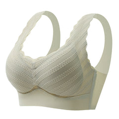 Push up No Steel Ring Lace Beautiful Back Bra