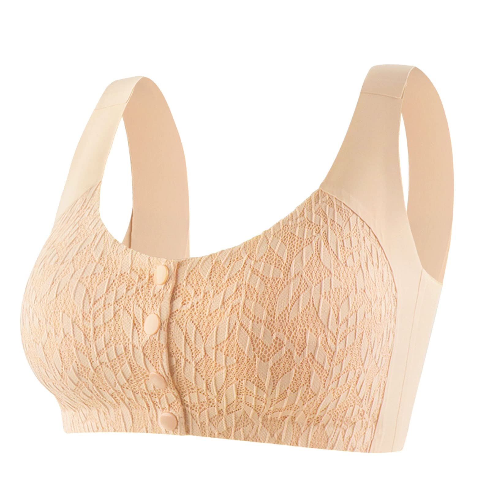 seamless front button underwear