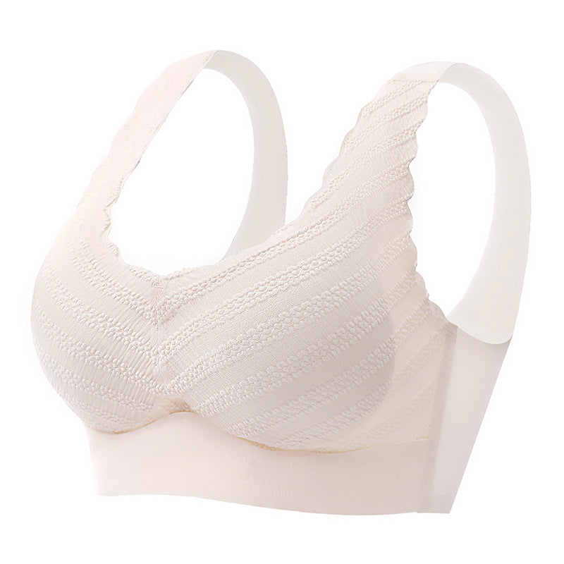 Push up No Steel Ring Lace Beautiful Back Bra
