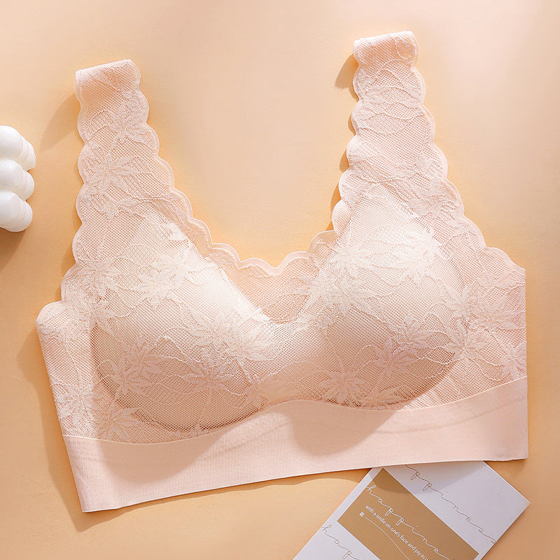 seamless lace wide shoulder underwear