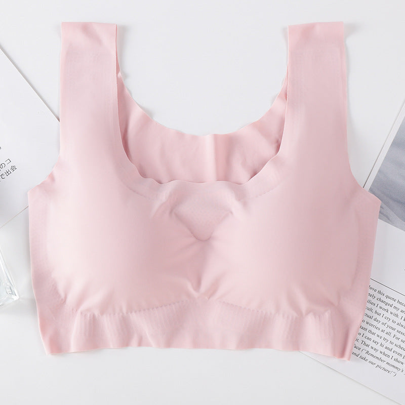 One Piece Wireless Sports Breathable Bra