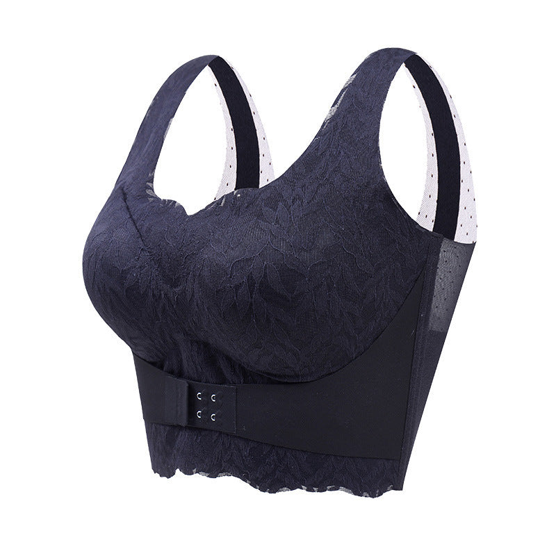 Front Button Adjustable Seamless Sports Bra