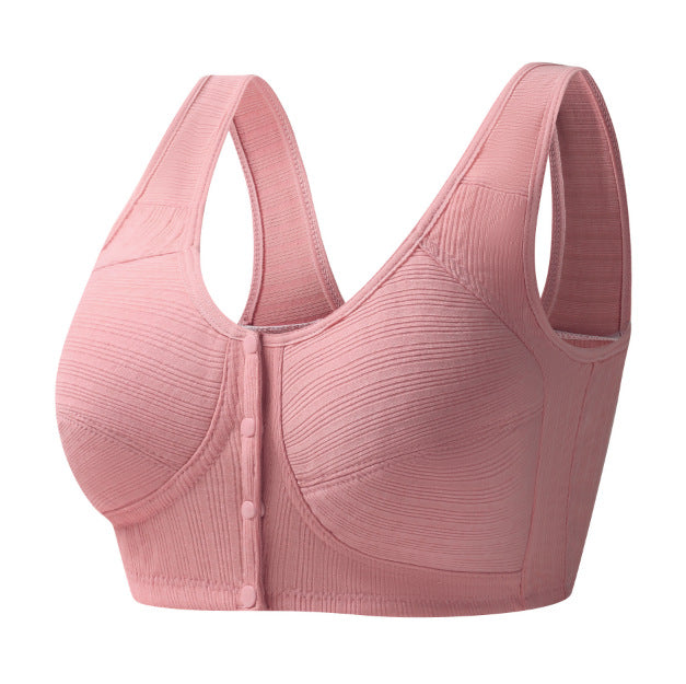 Breathable Push Up Cotton Front Button Underwear