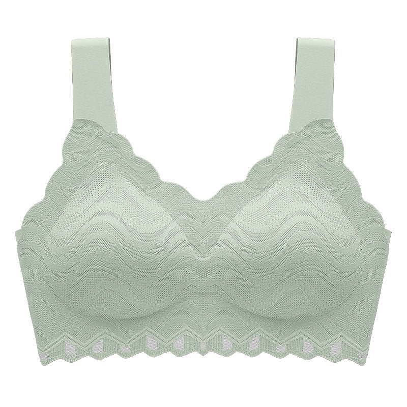 one-piece extended strap latex bra