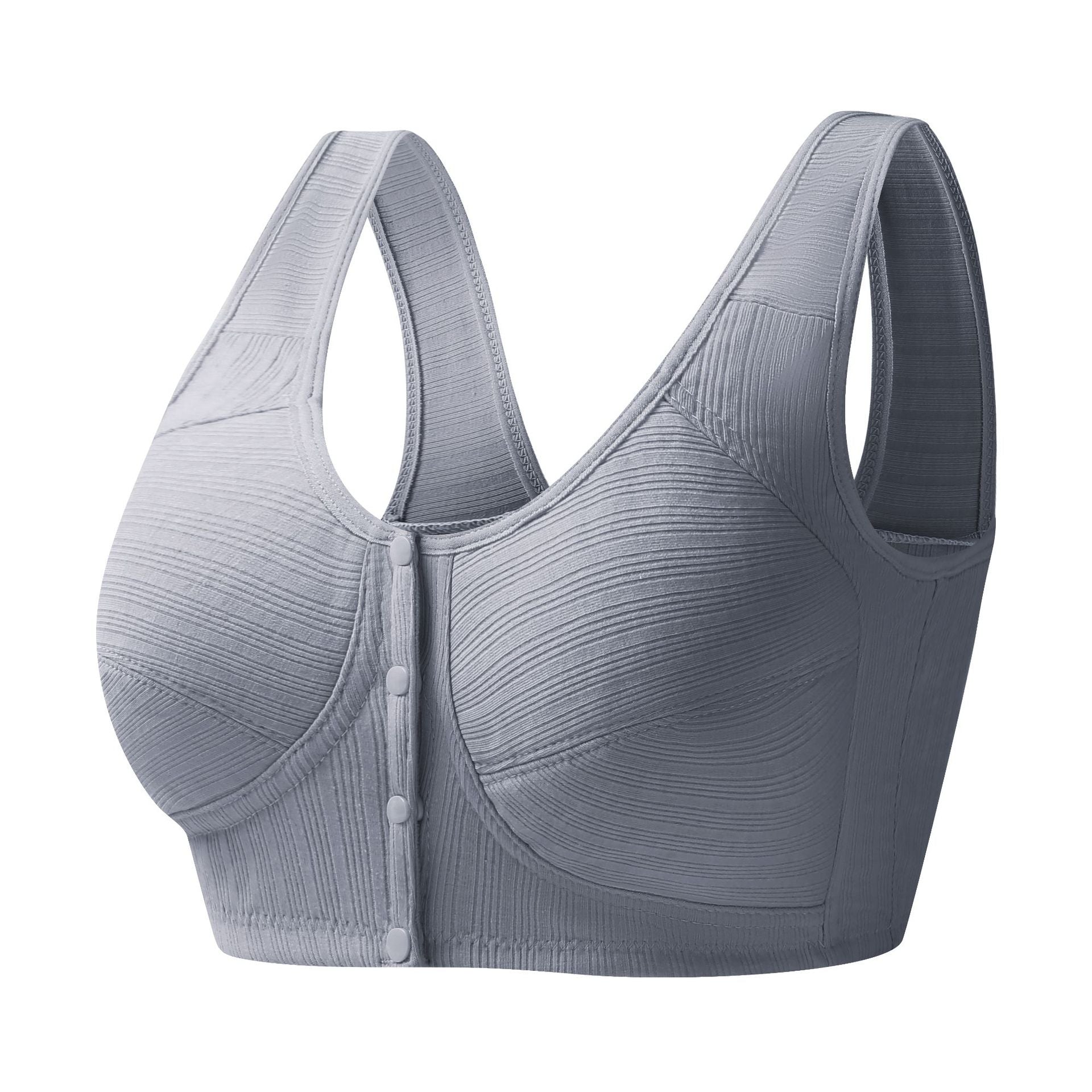 Breathable Push Up Cotton Front Button Underwear