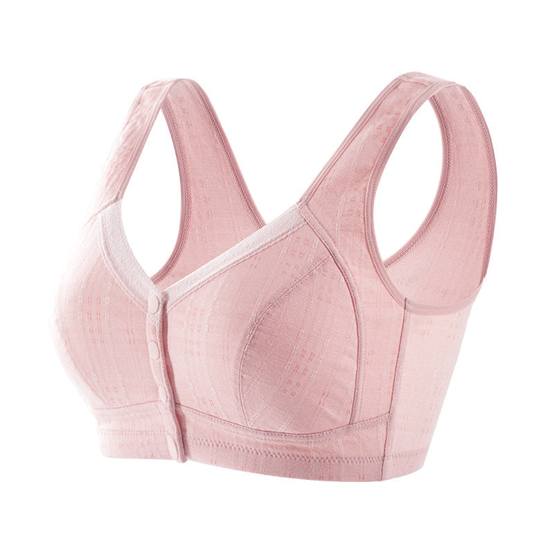 Women Cotton Front Button Bra