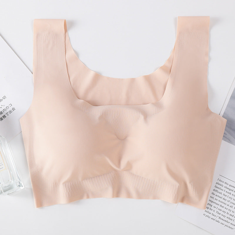 One Piece Wireless Sports Breathable Bra
