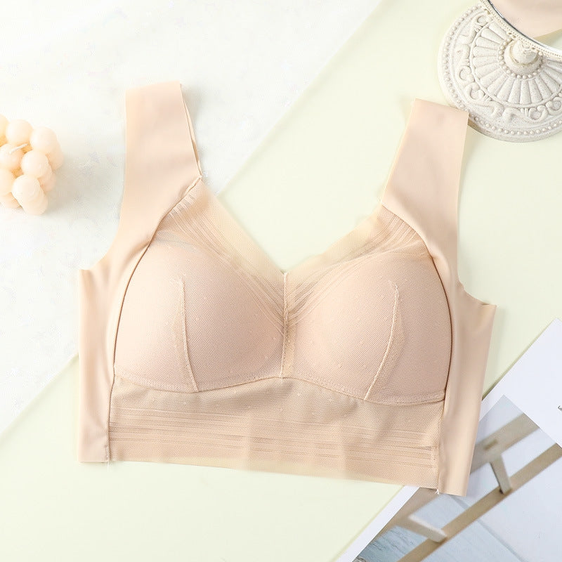 Lace Wide Shoulder Strap Beautiful Back Bra