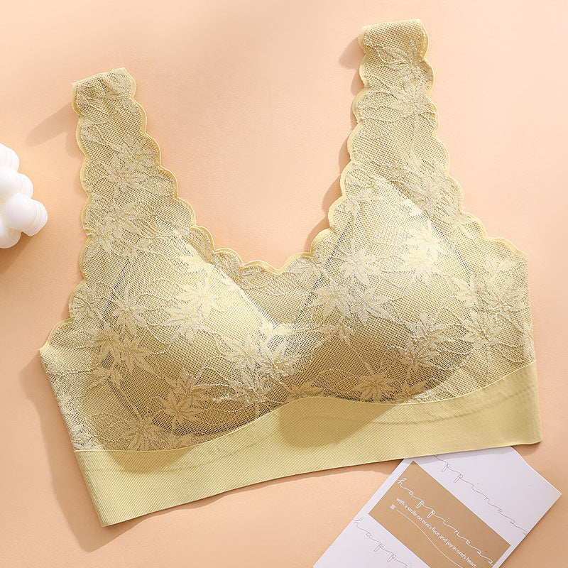 seamless lace wide shoulder underwear