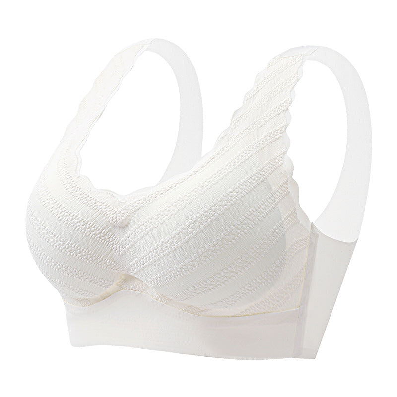 Push up No Steel Ring Lace Beautiful Back Bra