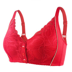 lace front button shaped bra