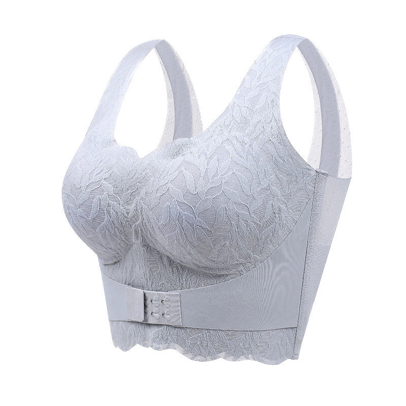 Front Button Adjustable Seamless Sports Bra