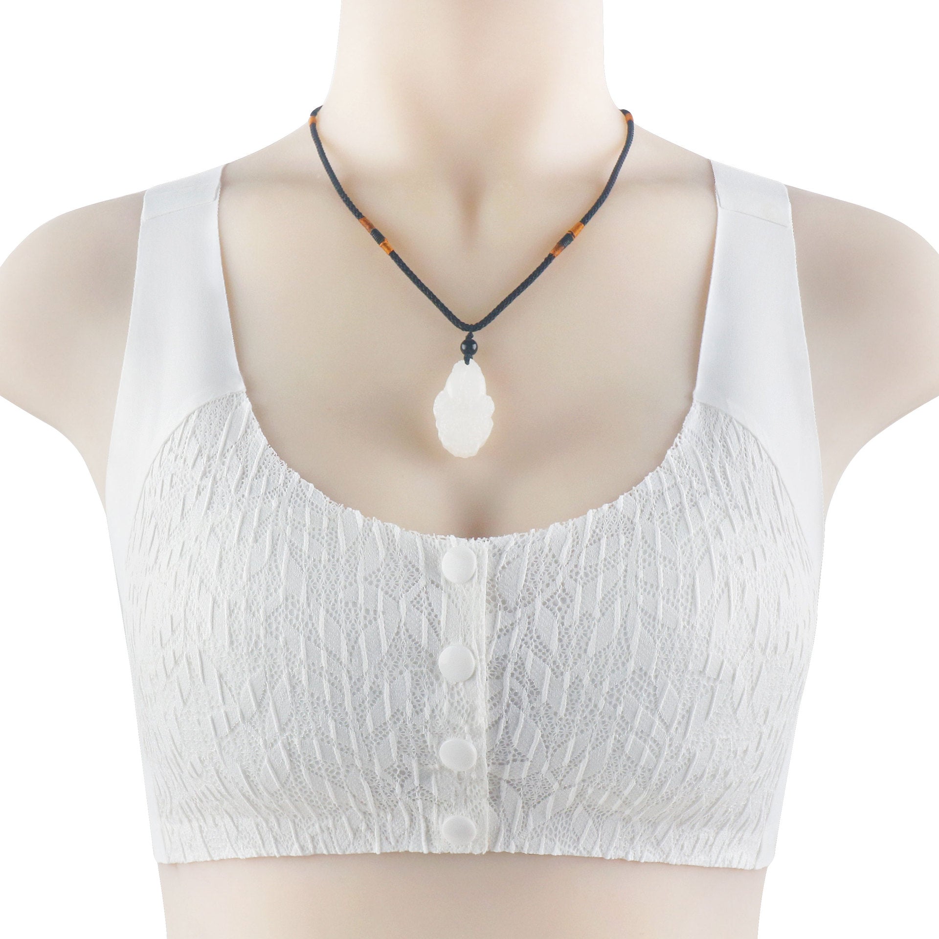 seamless front button underwear