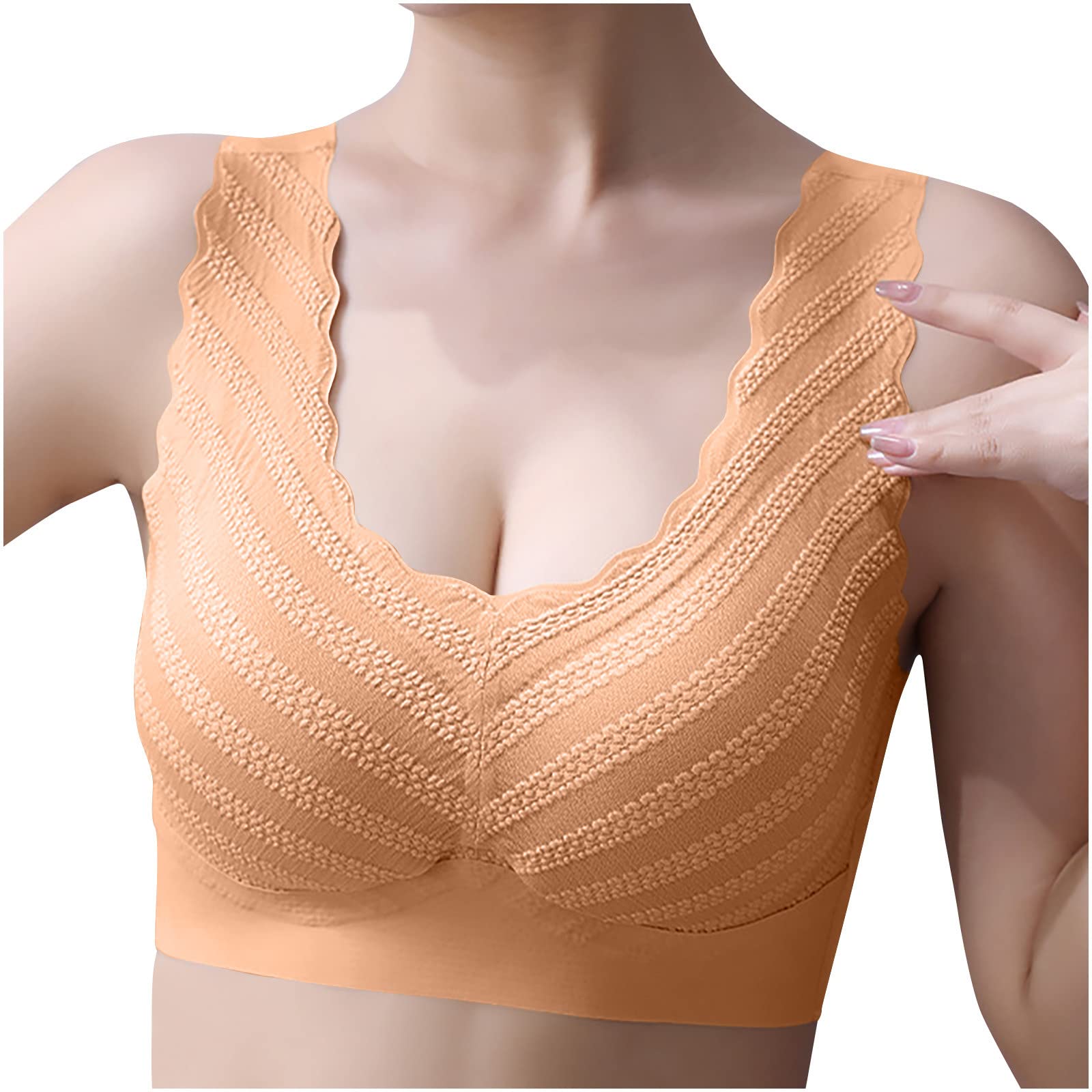 Push up No Steel Ring Lace Beautiful Back Bra