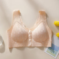 Front-Open Wire-Free Bra for Middle-Aged and Elderly