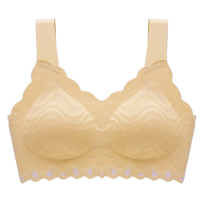 one-piece extended strap latex bra