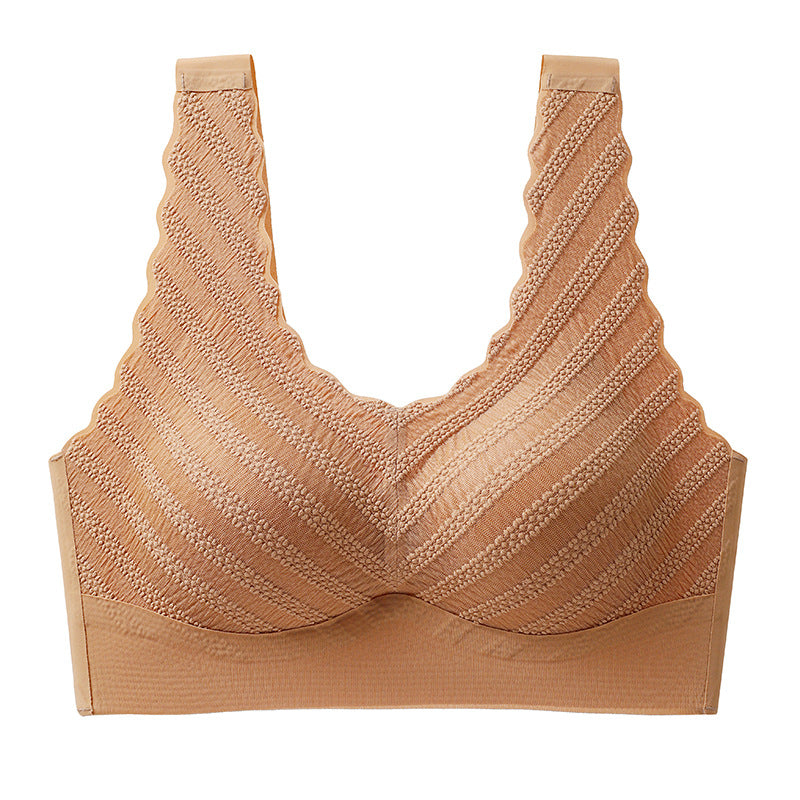 Push up No Steel Ring Lace Beautiful Back Bra