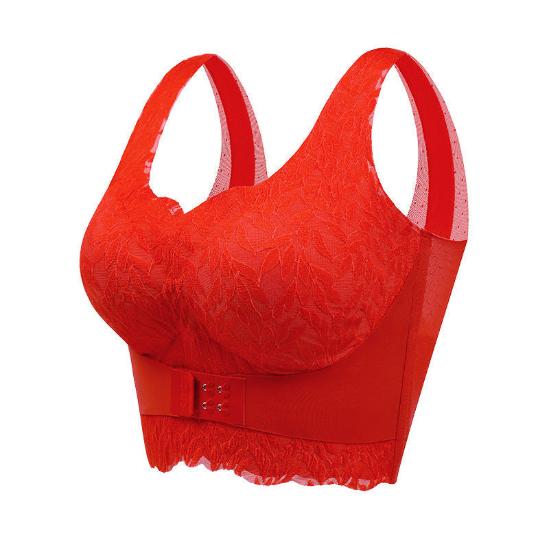 Front Button Adjustable Seamless Sports Bra