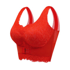 Front Button Adjustable Seamless Sports Bra