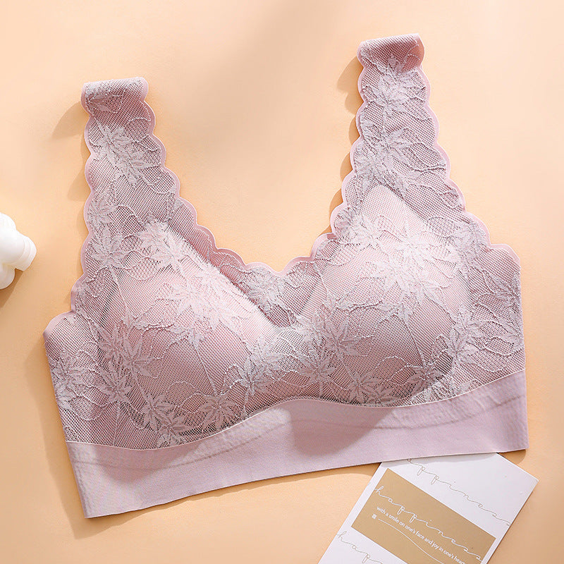 seamless lace wide shoulder underwear