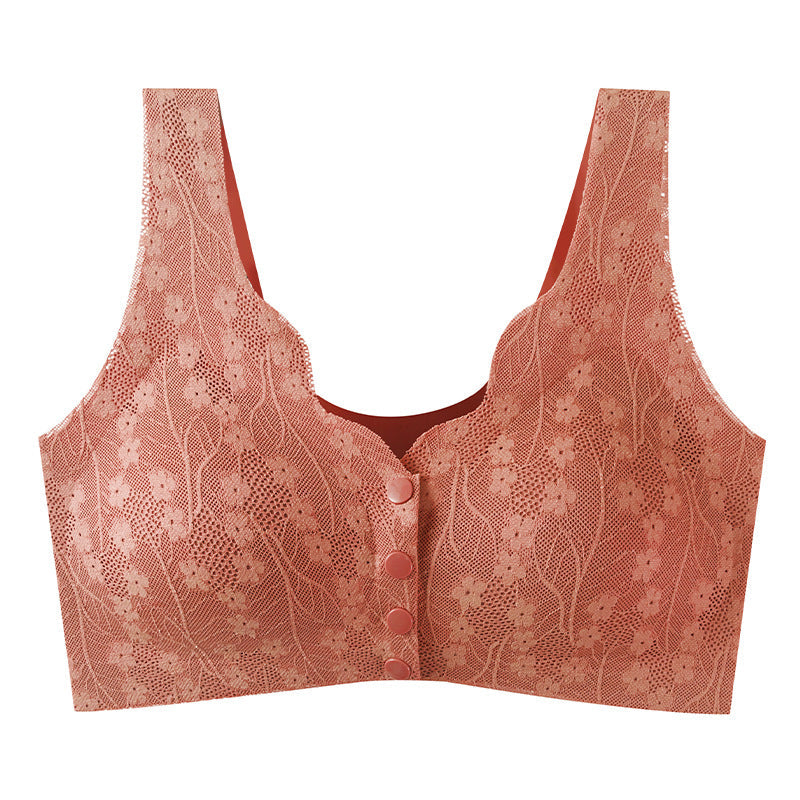 front button push-up comfortable underwear