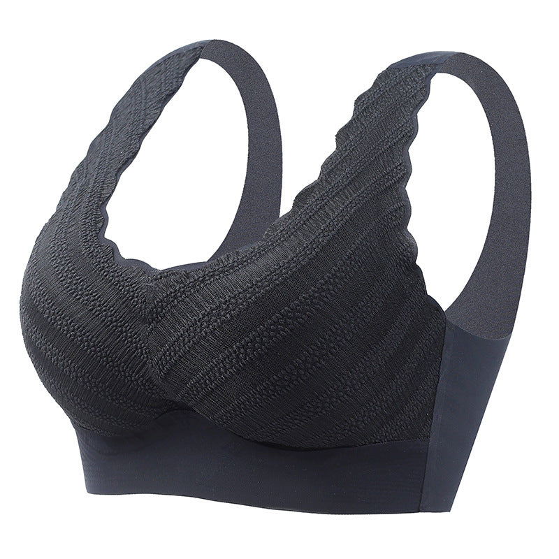 Push up No Steel Ring Lace Beautiful Back Bra