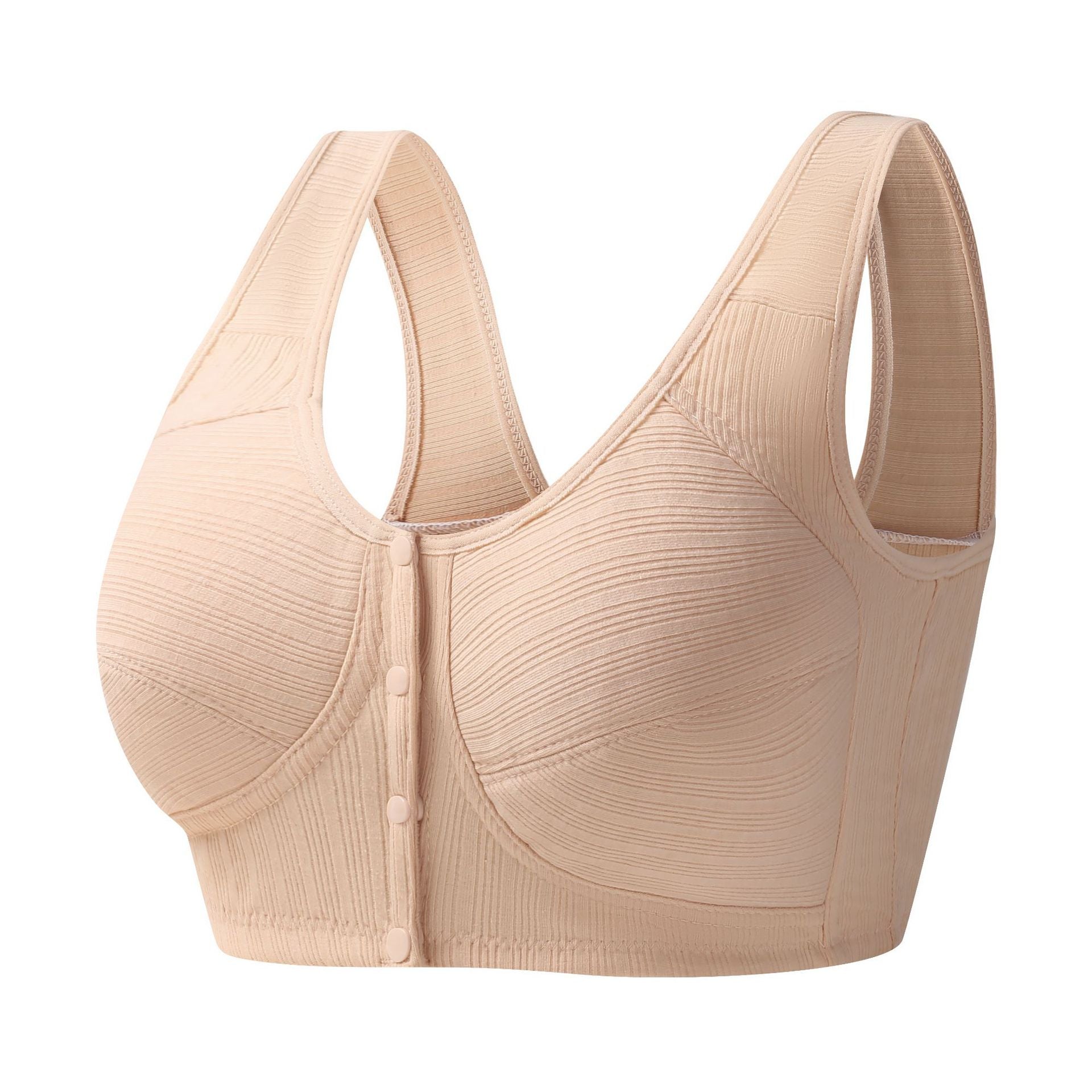 Breathable Push Up Cotton Front Button Underwear