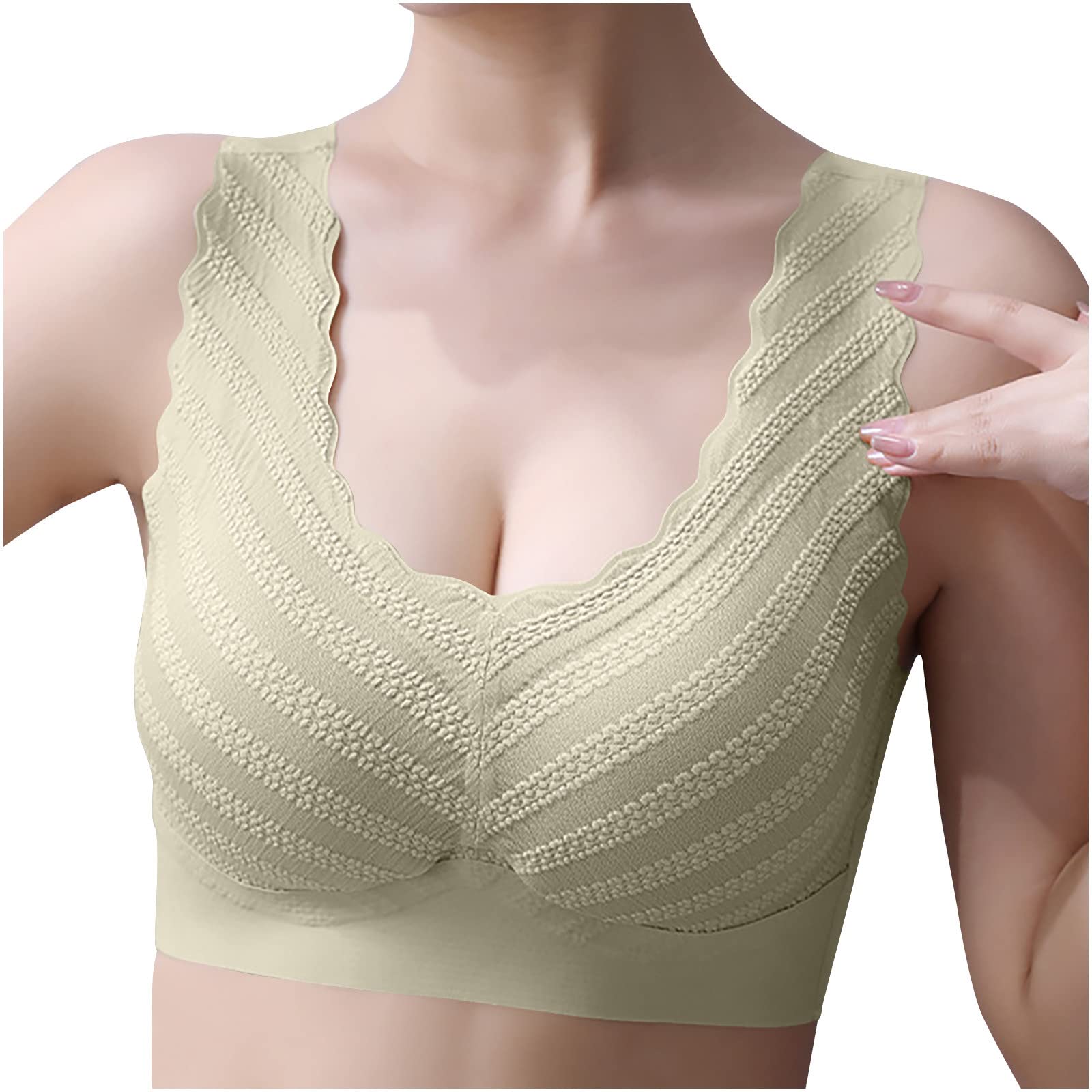 Push up No Steel Ring Lace Beautiful Back Bra