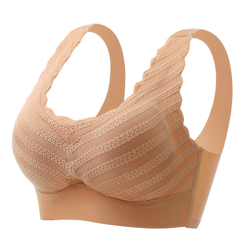 Push up No Steel Ring Lace Beautiful Back Bra