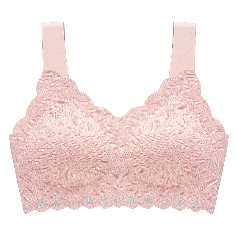 one-piece extended strap latex bra