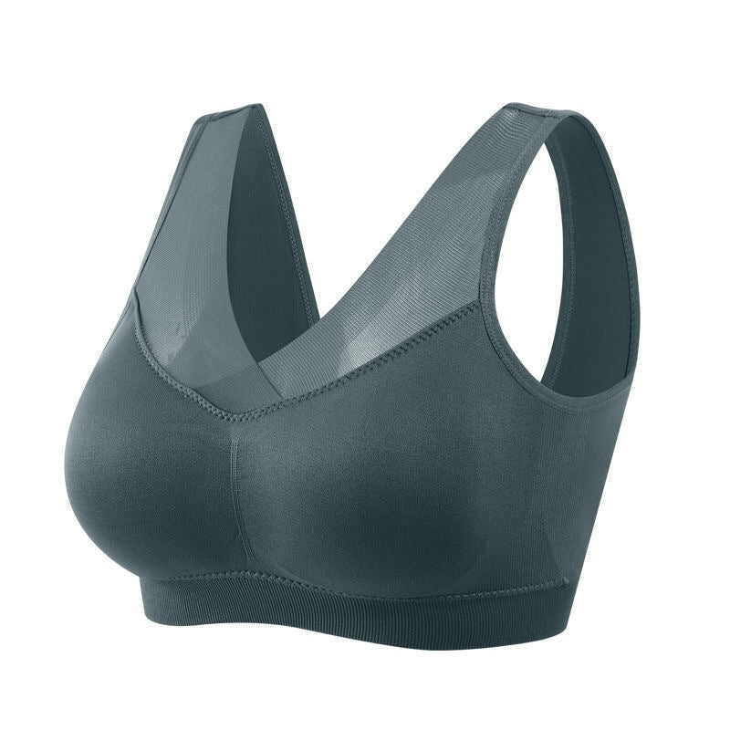 Wireless Anti-Sagging Sports Bra