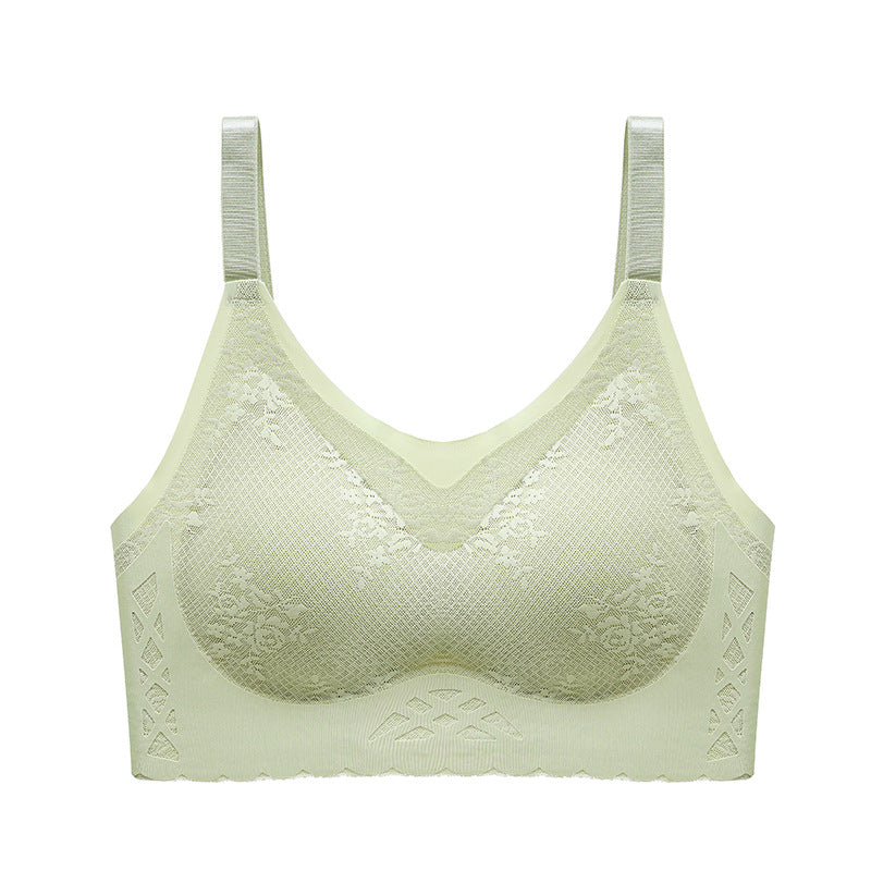 comfortable latex breathable inner cup sleep bra