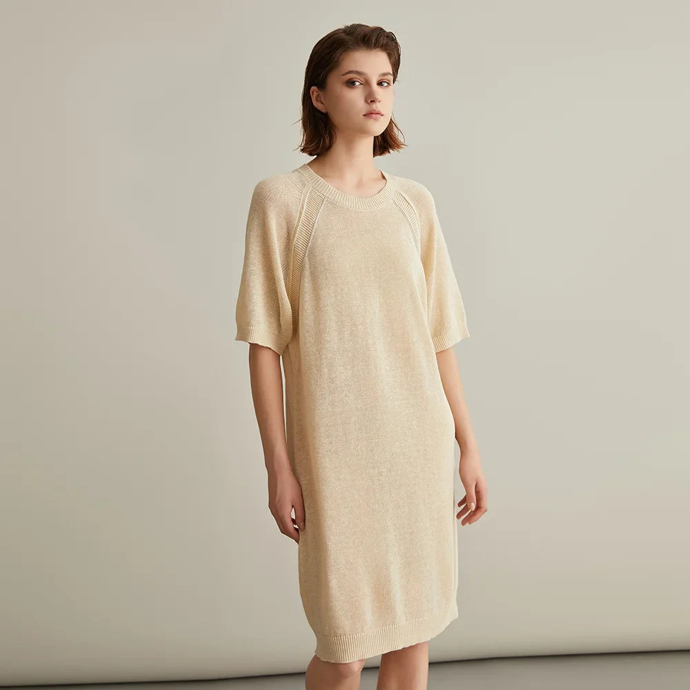 Long Loose Linen Dress
