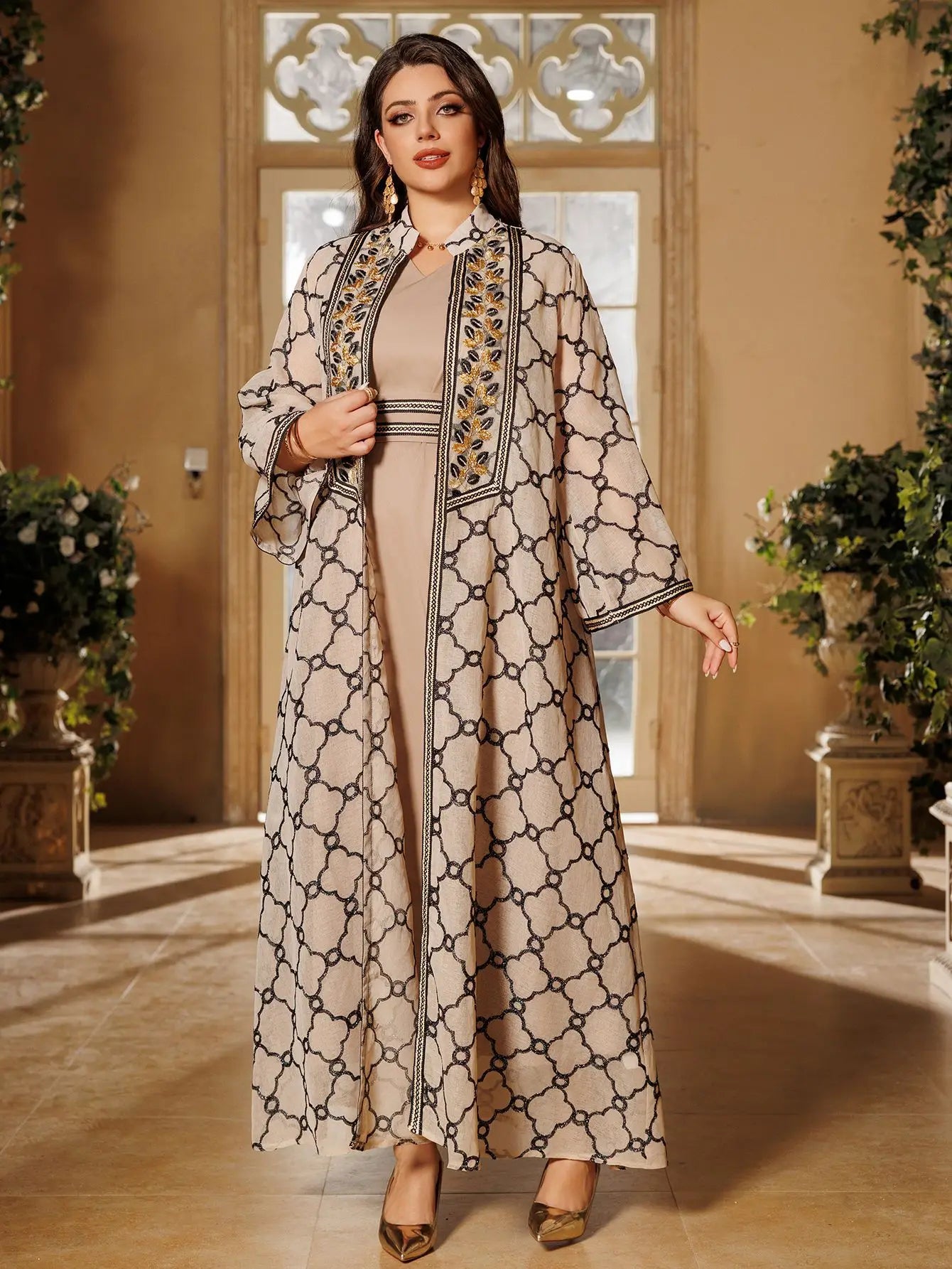 Modern Twist Embroidered Abaya