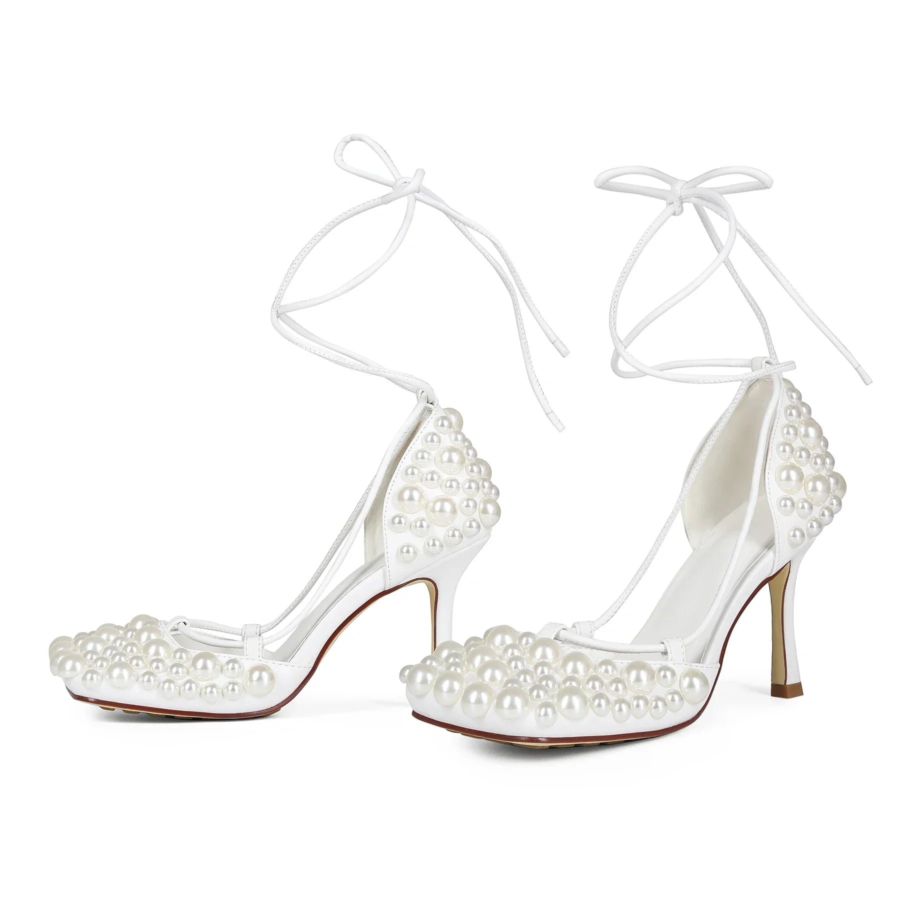 Charming Cross-Strap High Heel Sandals