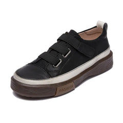 Classic Genuine Leather Flat Sneakers