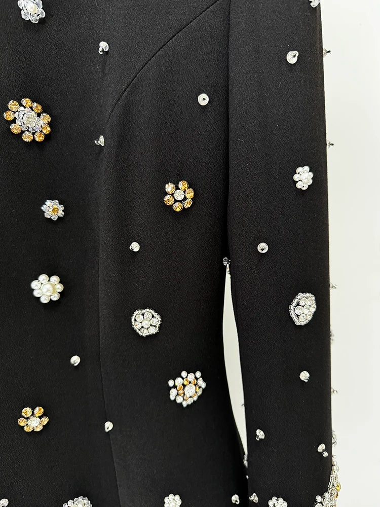 Luxurious Beaded Maxi Dress