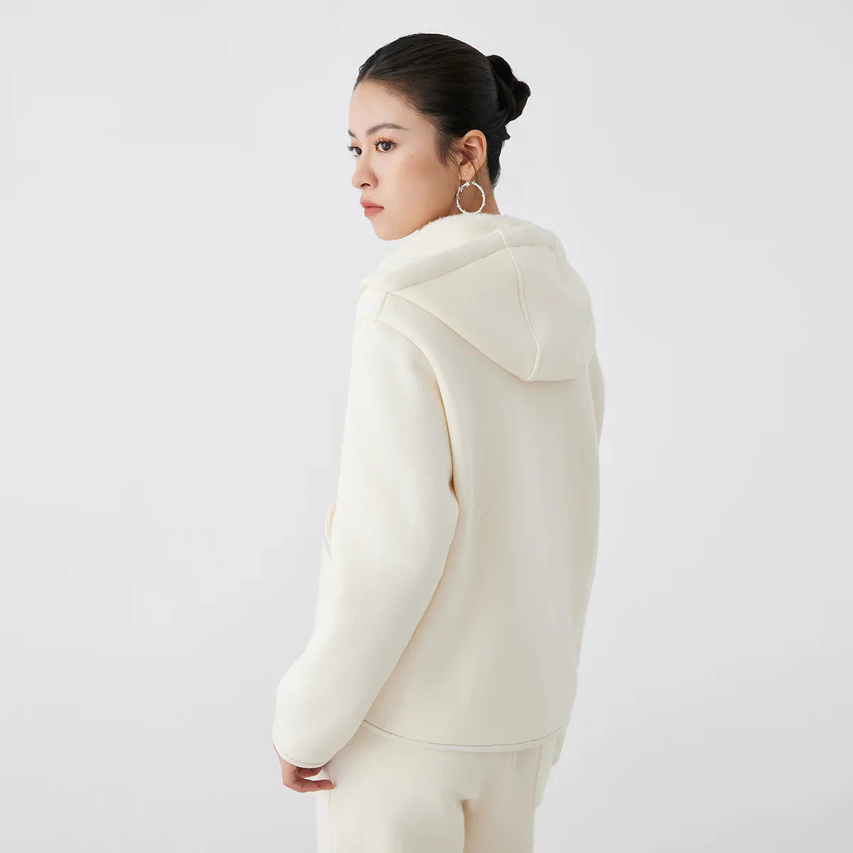 Premium Wool Blend Staple Hoodie