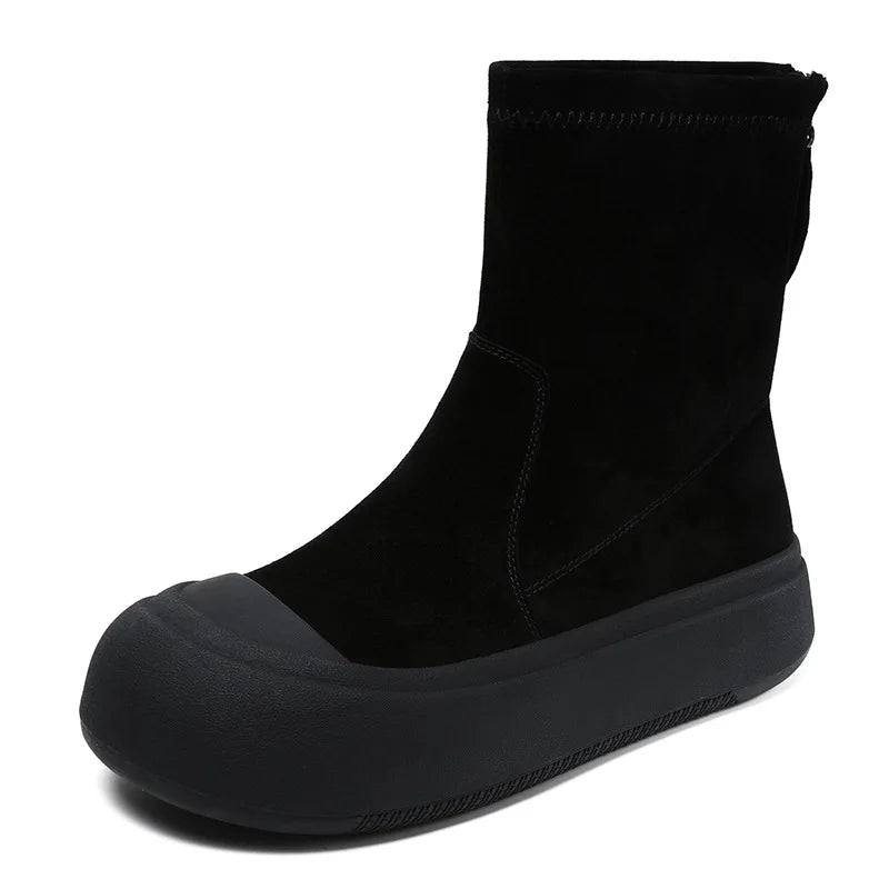 Comfy Wedge Chimney Ankle Boots